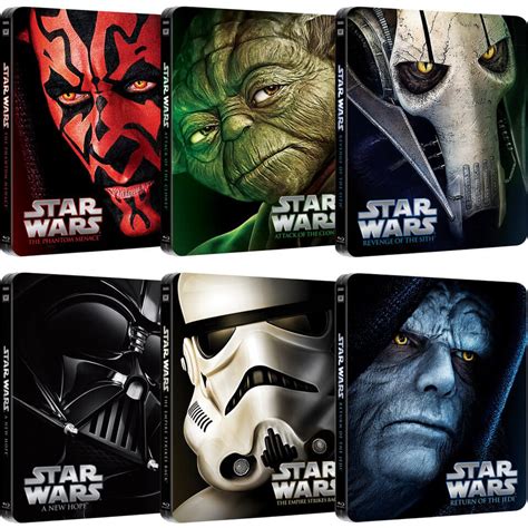 star wars steel box|steelbook star wars collection.